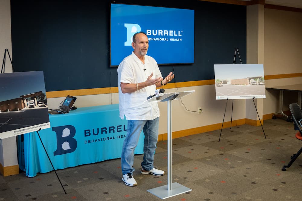 Greg DeLine Speaks at New Burrell Facility Announcement